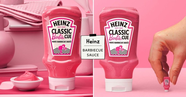 【海外】直接變芭比！　Heinz全新力作「芭比烤肉醬」　粉紅醬汁夢幻到尖叫！