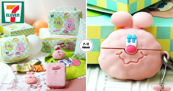 【全台】旅遊小物好可愛！　7-11推超萌「KINGJUN旅遊系列」周邊　蠢兔造型耳機保護套、手拿包快收