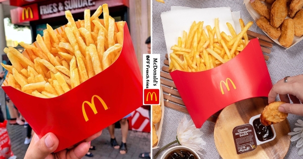 【海外】薯條控狂喜！　麥當勞隱藏尺寸「超大薯」爆紅　超巨大Size超適合跟朋友分享