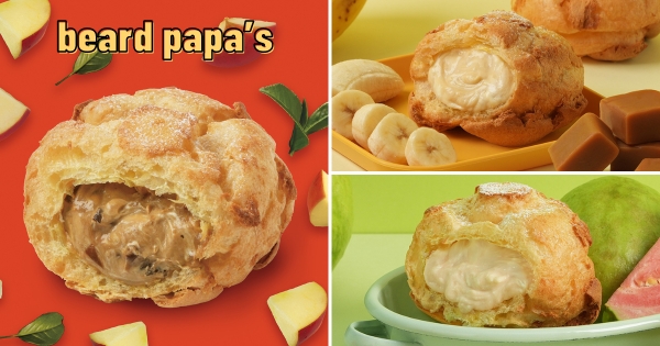 【全台】水果盛宴！　beard papa’s一次推出「3口味水果泡芙」　超驚奇「紅心芭樂」給你夏日美味