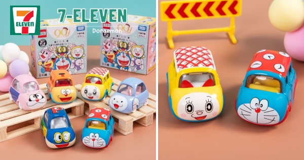 【全台】就要開小車車！　7-11推出紀念款「TOMICA紀念車款」超可愛　哆啦A夢、哆啦美化身合金車一起嚕