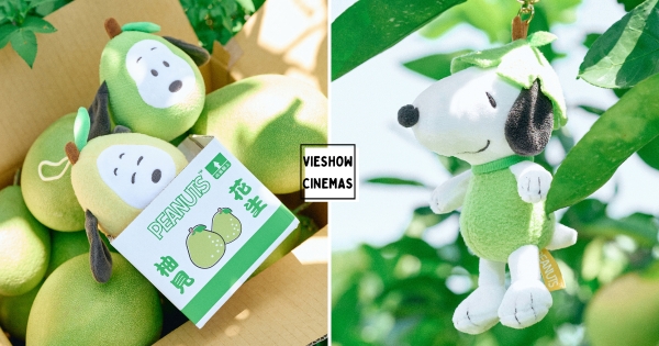 【全台】史努比「柚」來了！　威秀影城推「柚子史努比」限定商品　玩偶、吊飾可愛又療癒