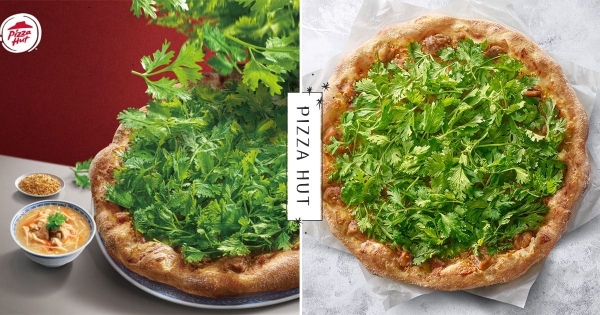 【全台】又出奇招！　必勝客「香菜比薩」再進化！　「爆量香菜＋台味肉羹」一吃就上癮