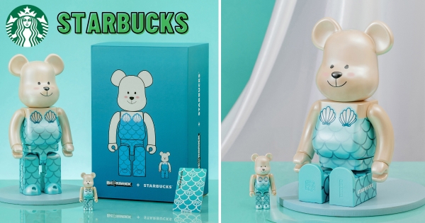 【全台】Bearista小熊變身了！　星巴克竟推「Tiffany藍人魚小熊」　耶誕必喝「太妃核果風味那堤」終回歸