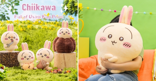 【全台】吉伊卡哇粉絲準備尖叫！　「滿滿兔子烏薩奇抽獎」登場　絨毛娃娃、抱枕、包包…每一款都要收！