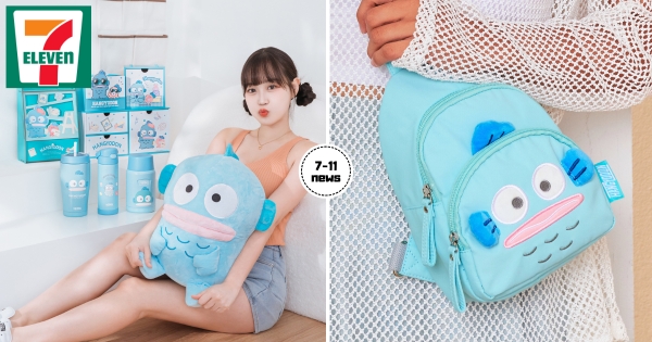 【全台】三麗鷗超萌諧星出動！　「人魚漢頓快閃購」將降臨7-11　16吋公仔、保溫瓶、購物袋每款都想收