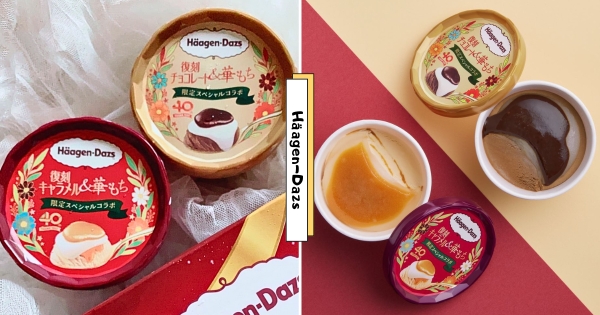 【全台】超長牽絲必吃！　哈根達斯日本直送「極上Q彈麻糬系列」台灣也有　復刻焦糖、巧克力麻糬千萬別錯過