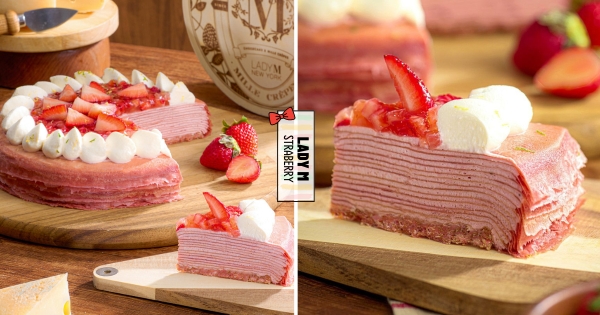 【全台】草莓控準備衝！　Lady M全新「草莓起司千層」登場　酸甜口感+濃郁起司味道別錯過