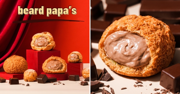 【全台】新年吃甜甜！　beard papa’s全新「牛奶巧克力泡芙」登場　濃郁巧克力香+奶香吃到停不下來