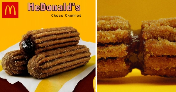 【韓國】滿滿巧克力內餡！　韓麥當勞人氣新品「迷你巧克力爆漿吉拿棒」登場　一口咬搭配酥脆外皮太邪惡