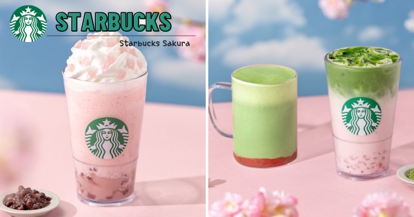【全台】星巴克有櫻花麻糬了！　夢幻新品「草莓紅豆米布丁奶霜星冰樂」　限時3天「買1送1」必喝