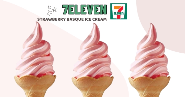 【全台】這口味犯規！　7-11三月最新霜淇淋是「草莓巴斯克霜淇淋」　酸甜草莓跟乳酪肯定搭