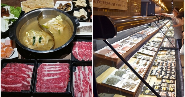 台中「祥富水產」首見火鍋超市 食材自己採買 鍋底只要30元 還免收服務費！