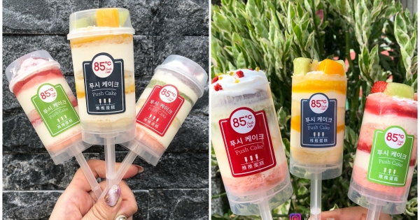 85度C「推推蛋糕」來惹～　韓國爆紅最強散步甜點開賣　攻佔網美IG打卡牆