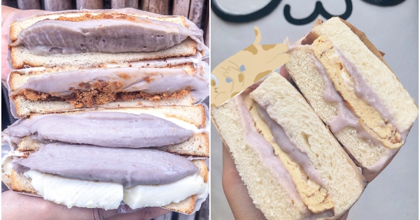 一早就被甜滋滋的芋頭喚醒！全台9家人氣「芋泥吐司 」早餐就是要滿嘴芋頭味
