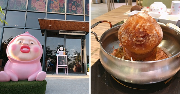 屁桃君坐在鍋裡慢慢融化　台中「醜比頭主題餐廳」療癒度破表