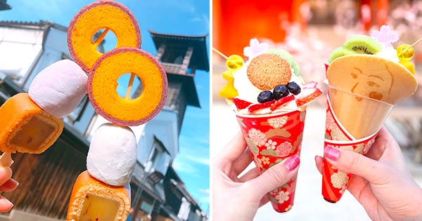 跟風景超搭！櫻花妹IG必晒「帶著走甜點」　藝伎銅鑼燒京都風滿滿