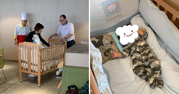 帶2寶去海底撈…店員秒抬「整架嬰兒床」出來　媽愣著看：服務有夠狂！