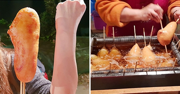 台中龍井夜市「手臂粗熱狗」超狂！　隱藏版菜單排隊也吃不到