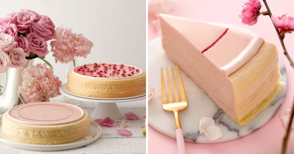 Lady M全球唯一「粉紅期間限定店」在台北　玫瑰千層、櫻花莓果千層視覺效果滿分