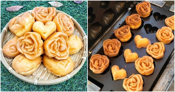 送你一束雞蛋糕花朵好嗎？　台中勤美「玫瑰雞蛋糕」能表白又能當美食～