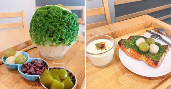 遊台南必吃透心涼「抹茶富士山」　再點抹茶吐司吃了還想再吃