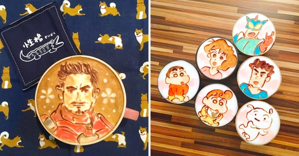 衝著拉花就該去！　台南老屋咖啡廳「拉花Q版神還原」上桌就拍到手軟