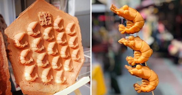 沒看過這麼「蝦」的雞蛋糕！　蝦蝦造型咬下去卻是濃郁奶香～