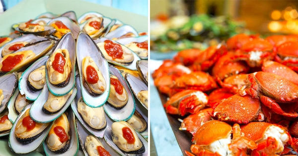 來吃痛風餐～台中海鮮吃到飽「海港直送」　必吃奢侈龍蝦湯、天使紅蝦！