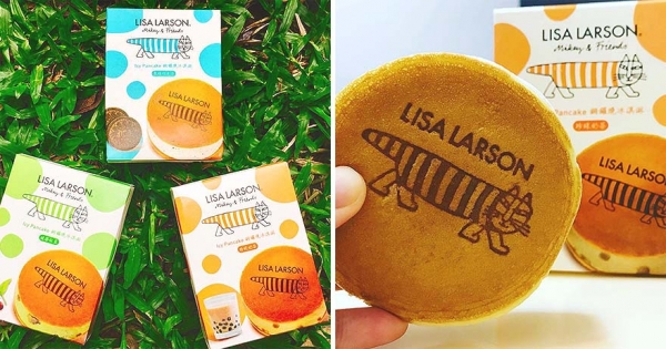 義美 X Lisa Larson聯名推「珍奶銅鑼燒冰淇淋」　印上人氣貓貓太可愛❤