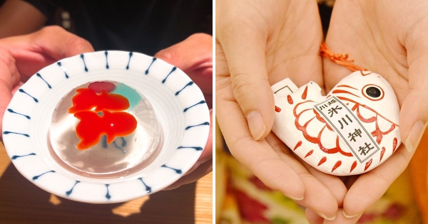 七夕升級「金魚水羊羹」就能抽！　日本空運「良緣鯛魚籤」釣起來脱魯～