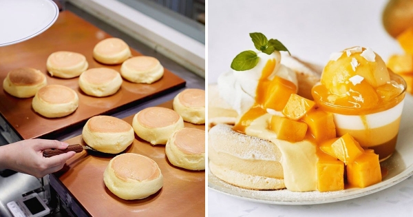 鬆餅控注意！東京「奇蹟舒芙蕾」插旗勤美「雙層芒果奶酪」夏日清爽登場！