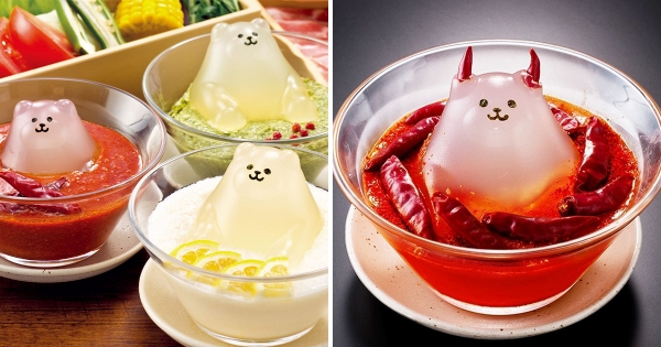 狠不下心吃啦～「膠原蛋白北極熊」火鍋裡泡湯　日本最夯湯底同步來台！