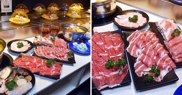 一盤18元比壽司還俗！　台中新美食「迴轉火鍋」想吃什麼自己拿到爽～