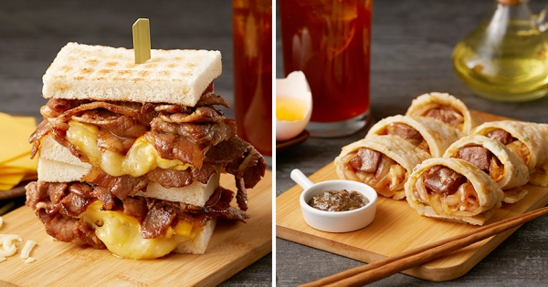 浮誇系早餐「半斤燒肉三明治」　肉控吃到爽：每一口都大滿足