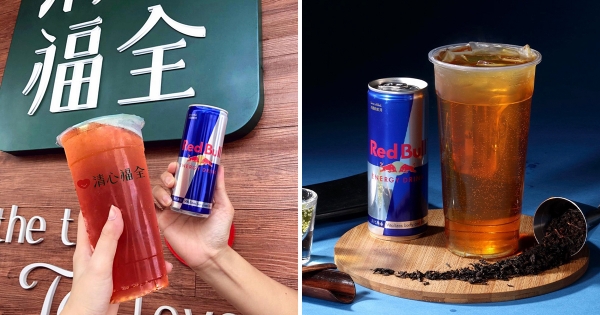 這杯手搖很提神！清心紅茶「套一整罐紅牛」　網大推無違和：順啦～