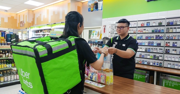 去便利商店都懶！Uber Eats合作全家　日用品、鮮食、咖啡全都能外送！