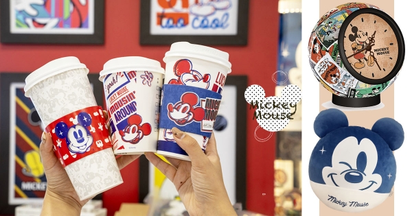 整間都變米奇的家！7-11聯名店「70↑種經典周邊」　米奇鬧鐘居然是拼圖耶～