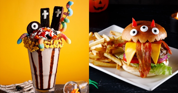 知名美式餐廳「搞怪歡度萬聖節」　「蜘蛛餐點、紅色手指」你敢吃嗎？