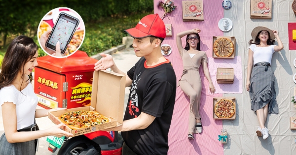 野餐也能叫披薩！必勝客推「景點直送」　人在戶外也能任意點