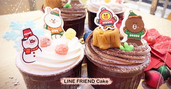 熊大戴聖誕帽了！85℃聖誕限定「熊大兔兔杯子蛋糕」　全台6萬個快搶！