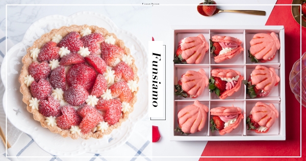 【台北】少女夯品！草莓馬卡龍吃到心情療癒　20顆大草莓蛋糕好吸睛