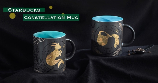 【全台】台灣首發！星巴克質感燙金「星座馬克杯」登場　麻吉生日禮直接入手！