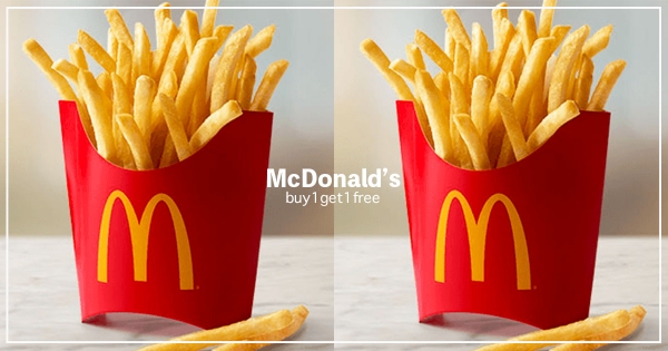 【全台】準備狂嗑麥當勞！1月最狂優惠「買一送一」　人氣大薯、雞塊、雞翅統統有送！