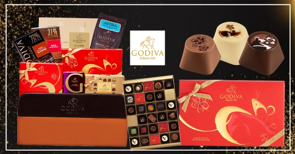 【全台】GODIVA推「新年限定禮盒」質感滿分　金鼠巧克力送人超有面子