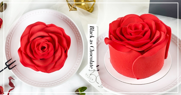 【全台】送這顆秒Say Yes！BAC情人節最強蛋糕「玫你不可」　唯美花瓣切開是濃郁生巧！
