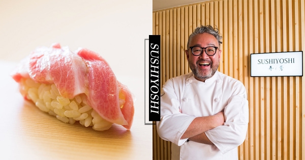 【台北】米其林二星壽司來台! 「Sushiyoshi壽司芳」4月進駐台北 「創意壽司之神」每月親自駐店!
