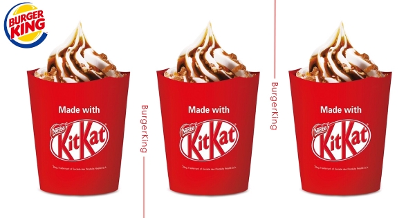 【全台】亞洲首度聯名！　「漢堡王x KitKat 巧克力聖代」撒上巧克力脆片也太欠吃！