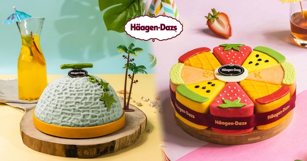 【全台】是哈密瓜蛋糕！　哈根達斯「夏季蛋糕」全新登場　童趣「頑皮小玉拼盤」最勾錐