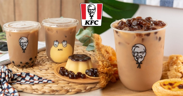 【全台】只有珍奶還不夠！肯德基「夏日甜點季」透心涼登場　「整顆布丁奶茶」螞蟻人報到～